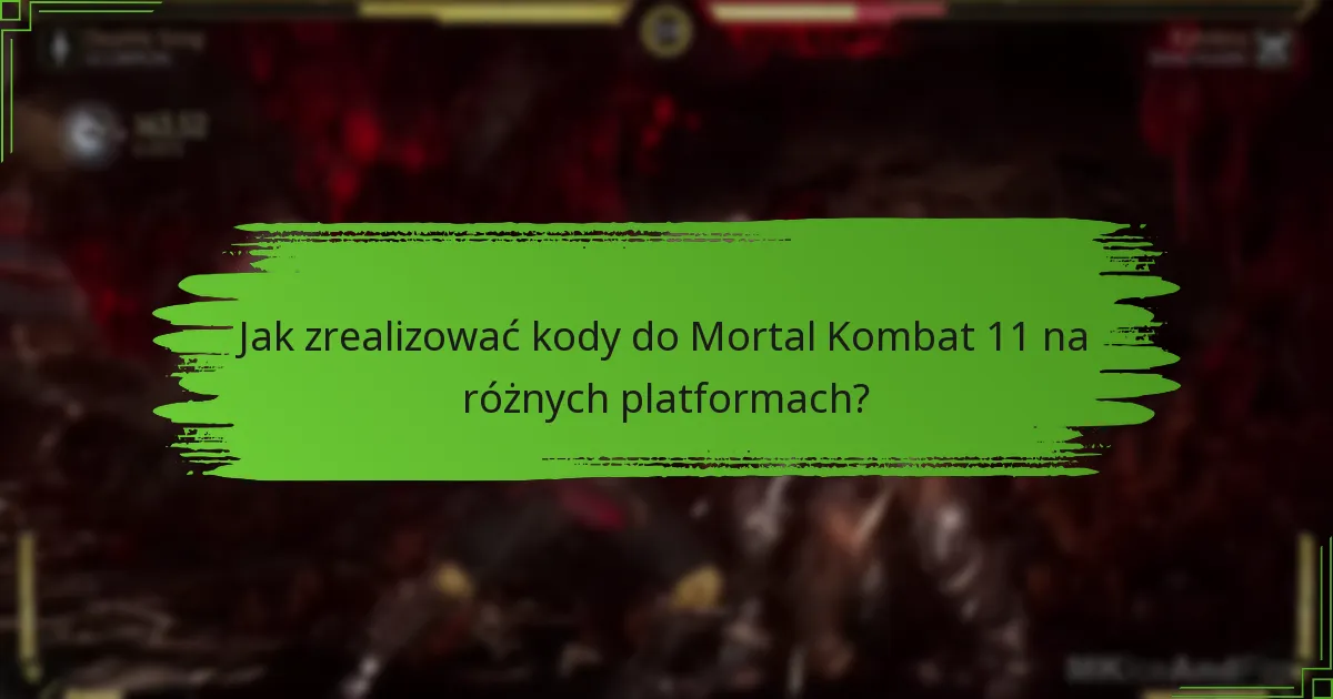 Na jakich platformach wspierany jest cross-play w Mortal Kombat 11?