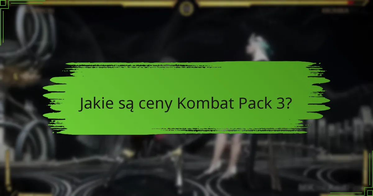 Jak Kombat Pack 3 wypada w porównaniu do innych DLC?