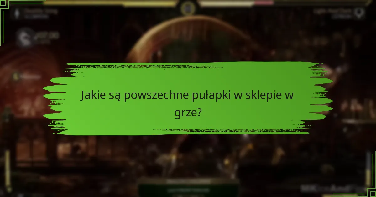 Jak mechaniki sklepu w grze porównują się do innych gier walki?